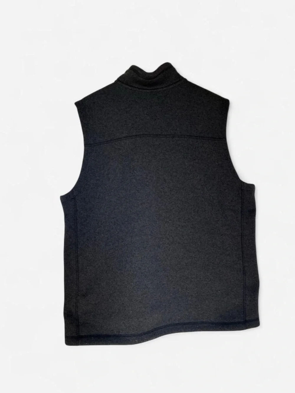 The North Face Men's Charcoal Gray Fleece Zip Vest